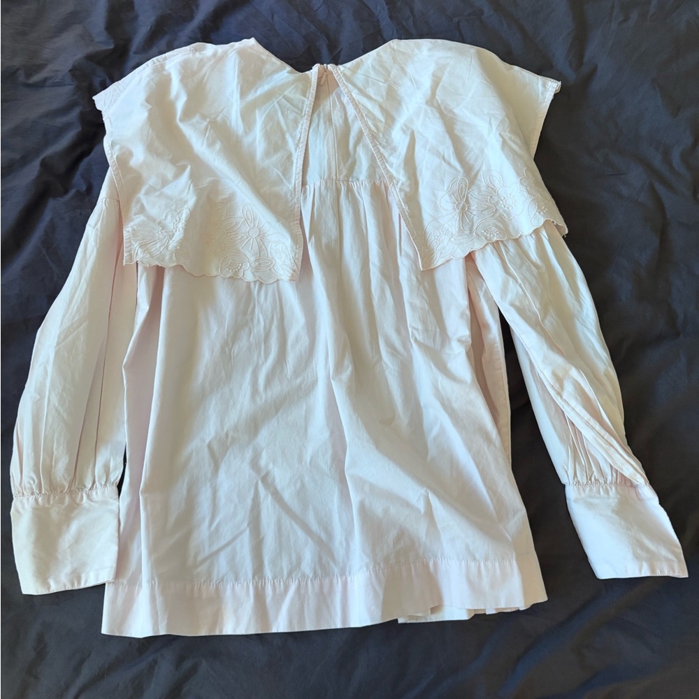 Damson Madder light pink sailor color blouse